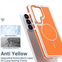 Étui de téléphone magnétique robuste pour Samsung Galaxy S24 Ultra, double couche, antichoc, protection robuste, coque de téléphone mobile