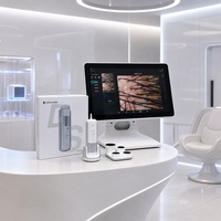 Salon Grade Scalp Analyzer AI Hair Mirror Trichoscope Follicle Detector 16MP Camera 10X-200X Magnification Android