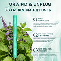 Diffuseur d'arômes apaisants SEFUDUN - Inhalateur naturel à l'ashwagandha et à la lavande, sans nicotine, soulagement du stress, alternative à la fumée à base de plantes