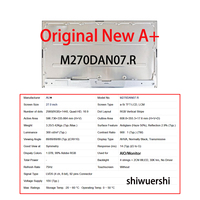 شاشة LCD جديدة أصلية مقاس 27 بوصة بدقة 2560*1440 LVDS 92pins M270DAN07.1 MV270QHB NX4 LM270WQ2 SLA1 LM270WQ4 S1A1 ME270QHM NX4 G270QAN01.3