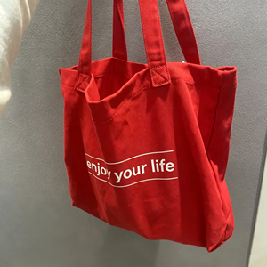 Sac à bandoulière en toile de coton grande capacité avec logo personnalisé, sac de shopping en toile écologique en gros - Product Image 3