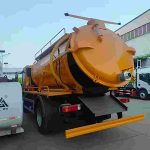 Camion d'aspiration des eaux usées diesel manuel FAW 4X2 8CBM, camion de nettoyage à pompe à vide haute capacité pour l'assainissement municipal - Product Image 4