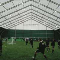 Tenda Sportiva Personalizzata a Grande Apertura, Struttura in Alluminio, Copertura Impermeabile in PVC, Basso MOQ, per Calcio e Basket