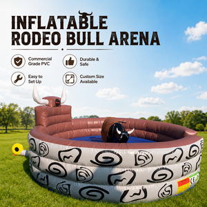 Arène de Rodeo Gonflable Professionnelle : Équipement de Rodeo Thème Western Cowboy <span class=keywords><strong>pour</strong></span> Location d'Événements et Fêtes - Product Image 1