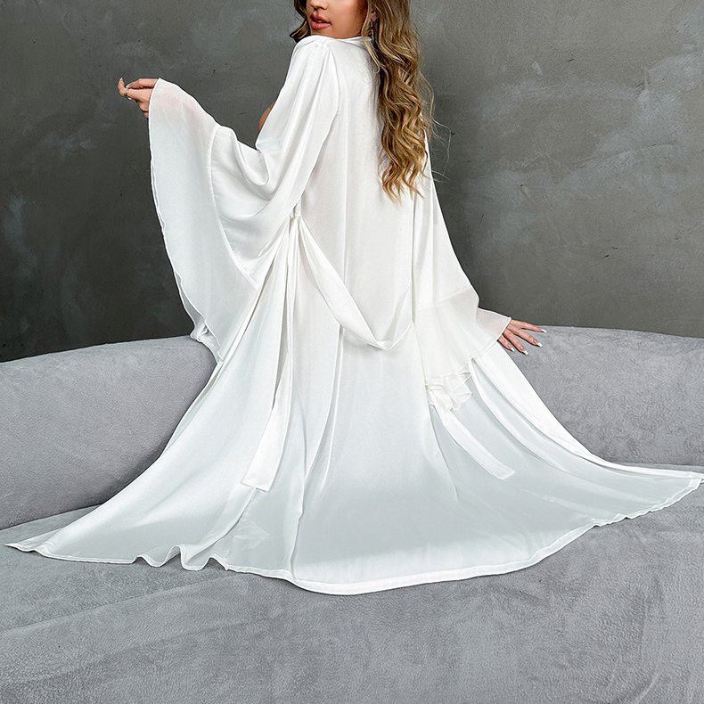 sleeping long dress Toimothcn Women's Fashion Nightgown Vintage Style Sleeping Dress For Women Cotton Long Sleeve Nightgown For Spring And Autumn Comfortable Womens Sleeping Clothes