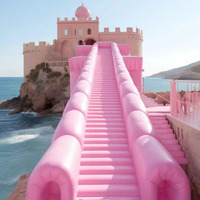 Échelle gonflable géante pour l'extérieur Glissière d'escalier Glissière Publicité Gonflables pour la décoration