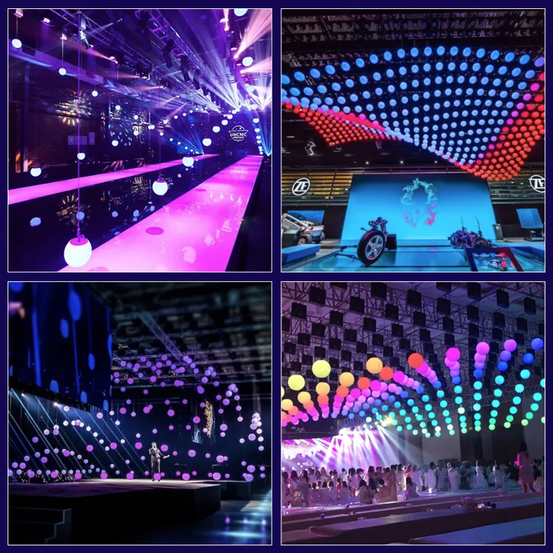 wedding decor discotec kinetic led dmx 3d vision panel kinetic lights