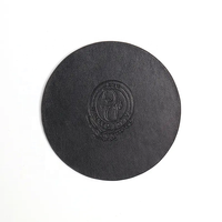 Fabriqué en Chine Sets de table ronds en cuir PU personnalisés Sous-verres Tapis de table Sous-verres en cuir pour boissons