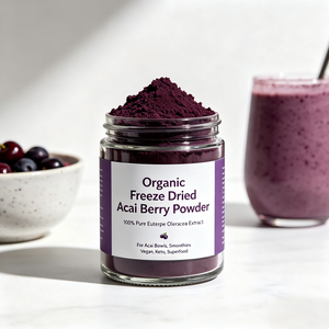Polvo de Acai Liofilizado 100% Puro, Extracto de Euterpe Oleracea para Smoothies y Bowls de Acai, Superalimento Vegano Keto - Product Image 2