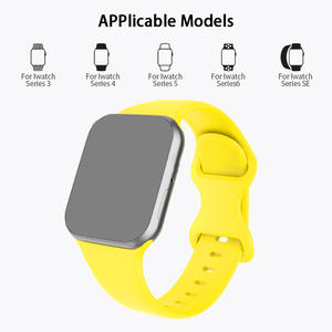 Coolyep مصمم رياضي فاخر 20 أحزمة ساعة مطاطية ذكية 22 أحزمة ذكية لساعة أبل 1-10 - Product Image 2