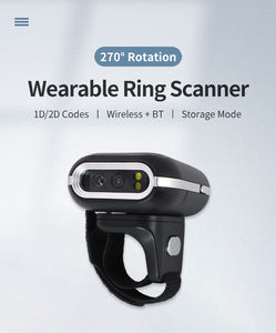 <span class=keywords><strong>Lector</strong></span> <span class=keywords><strong>de</strong></span> código <span class=keywords><strong>de</strong></span> barras 1D 2D Portátil con Bluetooth, miniescáner <span class=keywords><strong>de</strong></span> tamaño <span class=keywords><strong>de</strong></span> bolsillo, anillo, inalámbrico, portátil, para <span class=keywords><strong>libros</strong></span>, almacén, inventario, Express - Product Image 2