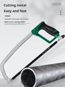 小型ハンドヘルドスチールフレームハンドソー、木工および金属切断、鉄パイプ切断用 - Product Image 5