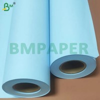 Papel Bond CAD de 80 g/m² con Núcleo de 2'' y 3'', Impresión de Color Estable y Excelente Absorción de Tinta, para Planos de Construcción, 20*50 Yardas
