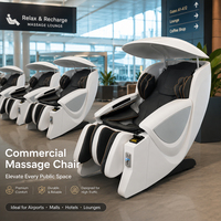 Nouveau fauteuil de massage à paiement par QR code, massage complet du corps à gravité zéro pour les aéroports modernes, les gares, les centres commerciaux et l'utilisation commerciale