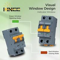 Disjoncteur CC professionnel KINEE à 4 pôles 6A 10A 16A 32A 40A 50A 63A 600V 1000V 1200V 6KA 10KA MCB pour systèmes photovoltaïques