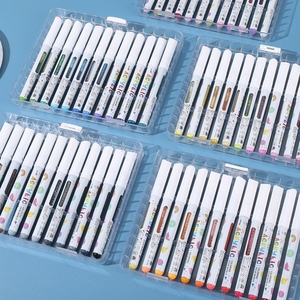 Marcadores Acrílicos Opacos de 48/60/72 Colores, Económicos, Apilables, Punta de <span class=keywords><strong>Pincel</strong></span> Única, Rotulador Líquido, Materiales de Arte para Niños, Dibujo y Pintura - Product Image 3