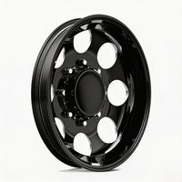 Jantes forgées DRW polies sur mesure 20X8.25 24X8.25 avec enjoliveur central flottant 10X285.75 8X210 pour Ford F450 Super Duty