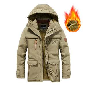 เสื้อแจ็คเก็ตดาวน์แบบกำหนดเอง เสื้อโค้ทกันหนาวไซส์ใหญ่ เสื้อโค้ทขนเป็ดสีขาวสำหรับผู้ชาย เสื้อแจ็คเก็ตพัฟเฟอร์โอเวอร์ไซส์สำหรับฤดูหนาว สไตล์สตรีทแวร์ - Product Image 4