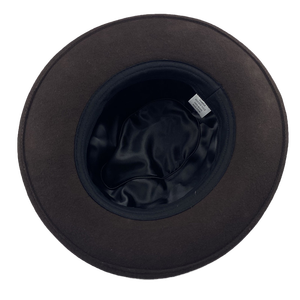 100% Len Handmade Tùy Chỉnh Sang Trọng OEM Rộng vành Fedora Mũ Người Đàn Ông Phụ Nữ Len Cảm Thấy Unisex Fedora Mũ - Product Image 6