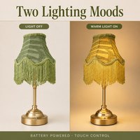 Lampe de table portable à piles avec capacité de batterie optionnelle et interrupteur tactile pour mariages, fêtes et événements