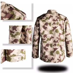 Hombres Poliéster Algodón <span class=keywords><strong>Desierto</strong></span> Camuflaje Entrenamiento Táctico BDU Uniforme - Product Image 3