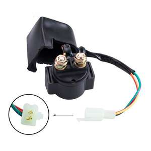 Piezas de repuesto para motocicleta de alto rendimiento, relé de solenoide de arranque eléctrico apto para interruptor de encendido GY6 ATV CHANCHITO ARRANCADOR - Product Image 2