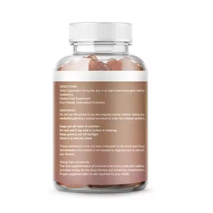 Source Santé Formule personnalisée Gommes à la caféine sans sucre Vitamine C Suppléments sportifs pour adultes Fabricant OEM/ODM - Product Image 2