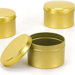 4色4 oz可定制空蜡烛罐罐支架容器带盖配件批发 - Product Image 2