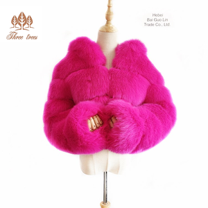 Chaleco de piel de zorro auténtica para mujer, de color natural a la moda ropa de invierno, venta al por mayor de fábrica, chaleco de piel de zorro auténtica de China - Product Image 1