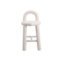 Siège en forme de coeur hauteur de comptoir chaise douce tabouret de bar de cuisine