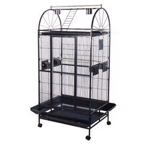 Fil de fer galvanisé personnalisé pliant Pigeon perroquet oiseaux <span class=keywords><strong>cage</strong></span> d'élevage nouvelle grande taille Portable canari <span class=keywords><strong>cage</strong></span> à oiseaux usine - Product Image 1