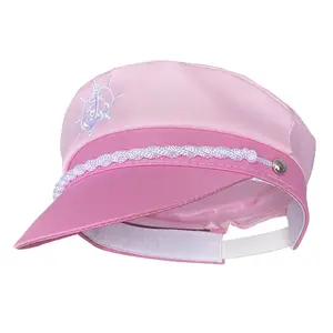 Wholesale Party Hat Fashion Decoration Captains Hats White Black Pink Caps For Promotion Sailor Captain Hat