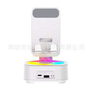 อุปกรณ์เสริมโทรศัพท์อเนกประสงค์: ลำโพง3 in 1ตั้งได้แบตเตอรี่สำรองพร้อมไฟสี RGB กล่องดนตรีไร้สาย - Product Image 3