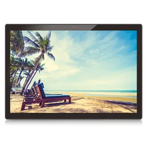15.6 inch cảm ứng điện dung Android kỹ thuật số biển media player Máy tính để bàn 15 inch FHD IPS hiển thị wifi Android Máy nghe nhạc quảng cáo