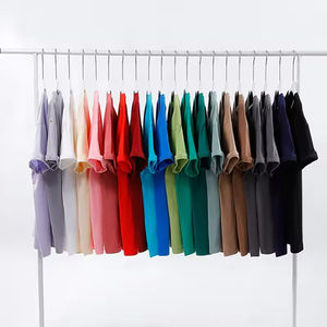 Designer de haute qualité personnalisé 100% coton grande taille coupe ample couleur unie T-shirt vierge pour hommes avec logo d'impression numérique 180gsm - Product Image 6