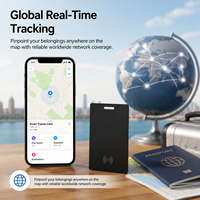Localisateur intelligent certifié Google Find My Device, carte GPS anti-perte ultra-fine pour téléphone Android, portefeuille, passeport