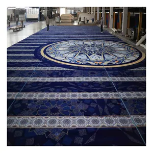 Moschee teppich hersteller Gebets teppich für Moschee Nylon Moschee Teppich