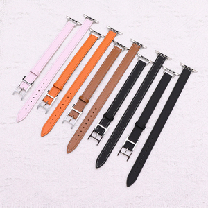 Nouveau design 2026 – Bracelets de montre en <span class=keywords><strong>cuir</strong></span> Hapi Attelage Double Tour pour <span class=keywords><strong>Apple</strong></span> <span class=keywords><strong>Watch</strong></span> Series 11 avec boucle Behapi - Product Image 6