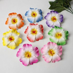 EVA Hawaii Island Mousse Artificielle Hibiscus Tête <span class=keywords><strong>Fleur</strong></span> Simulé Frangipanier Accessoires Séché En Plastique Fleurs Pinces À Cheveux - Product Image 6
