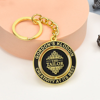 Maßgefertigte Sortierte Metall-Emaille-Schlüsselanhänger Adler Elefant Goldfarben Beschichtet Drehbarer Schlüsselanhänger für Souvenirs