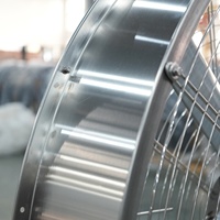 Ventilateur d'élevage en alliage d'aluminium avec protection IP55 et débit d'air de 55 000 m³/h pour les étables à vaches et les écuries de chevaux