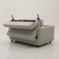 Sofá Cama Convertible 2 en 1 Moderno, Plegable y Reclinable, de Tela, para Sala de Estar, Hogar o Apartamento