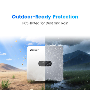 Onduleur solaire hybride monophasé 220V 230V IP65 étanche 5KW DC MPPT On/Off Grid à onde sinusoïdale pure, efficacité 97,9% - Product Image 4