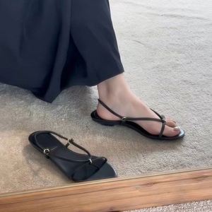 Sandalias Romanas Planas de Moda Casual para Mujer, Estilo Minimalista, para la Playa, el Mar y el Aire Libre, Sandalias Cómodas - Product Image 3