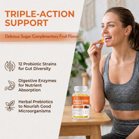 Gummies Probiotiques Marque Blanche OEM avec Prébiotiques pour la Santé Digestive et le Soutien Intestinal – Complément Alimentaire pour Femmes