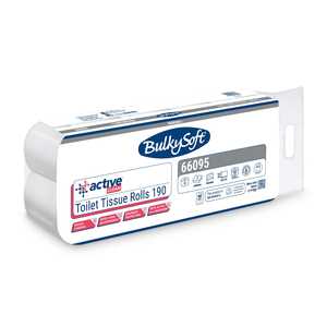 Rotoli di Carta Igienica BulkySoft 190 Fogli 2 Veli in Cellulosa Active Clean - Product Image 6