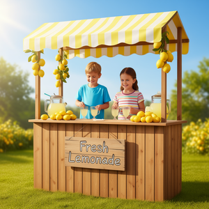 T-Shirt Lemon Stand Lemonade Entrepreneur Crew per Ragazzi e Ragazze - Prodotto Promozionale - Product Image 3