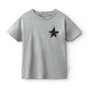 <span class=keywords><strong>T</strong></span>-<span class=keywords><strong>shirt</strong></span> pour enfants en coton biologique à manches courtes, <span class=keywords><strong>t</strong></span>-shirts pour enfants écologiques, vêtements durables pour enfants, chemises pour garçons - Product Image 5