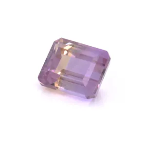 Precio bajo buena calidad buen corte natural ametrino de dos colores de la piedra de la gema de la joyería