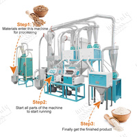 Moulin à rouleaux de haute qualité pour le riz et le maïs, capacité 5 à 10 tonnes par heure, équipement de traitement des céréales à petite échelle